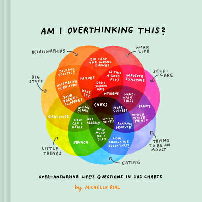 ISBN 9781452175867 Am I Overthinking This?: Over-Answering Life's Questions in 101 Charts/CHRONICLE BOOKS/Michelle Rial 本・雑誌・コミック 画像