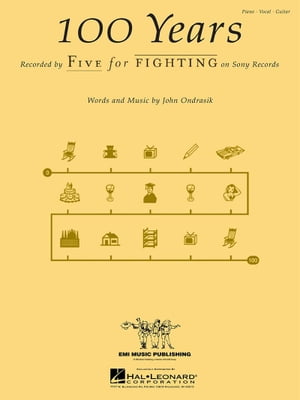 ISBN 9781495087424 100 Years Sheet Music Five For Fighting 本・雑誌・コミック 画像