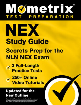 ISBN 9781516726349 Nex Study Guide - 3 Full-Length Practice Tests, 250+ Online Video Tutorials, Secrets Prep for the Nl/MOMETRIX MEDIA LLC/Matthew Bowling 本・雑誌・コミック 画像