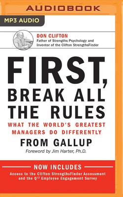 ISBN 9781531865207 First, Break All the Rules: What the World's Greatest Managers Do Differently/BRILLIANCE AUDIO/Marcus Buckingham 本・雑誌・コミック 画像