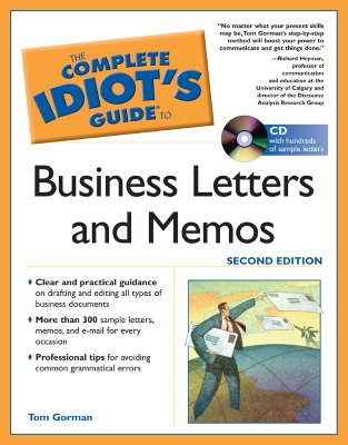 ISBN 9781592574247 The Complete Idiot's Guide to Business Letters and Memos [With CDROM]/ALPHA BOOKS/Tom Gorman 本・雑誌・コミック 画像