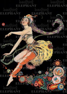 ISBN 9781595835185 Dancing Woman C. 1910's Celebration Greeting Card/LAUGHING ELEPHANT/Willy Pogany 本・雑誌・コミック 画像