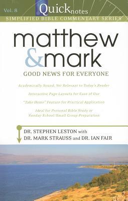 ISBN 9781597897747 Matthew and Mark: Good News for Everyone/BARBOUR PUB INC/Ian Fair 本・雑誌・コミック 画像