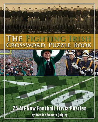 ISBN 9781604330175 The Fighting Irish Crossword Puzzle Book: 25 All-New Football Trivia Puzzles/CIDER MILL PR/Brendan Emmett Quigley 本・雑誌・コミック 画像