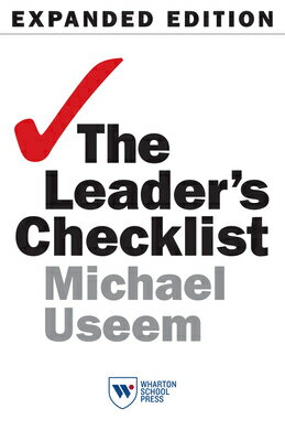 ISBN 9781613630051 The Leader's Checklist, Expanded Edition: 15 Mission-Critical Principles Expanded/WHARTON SCHOOL PR/Michael Useem 本・雑誌・コミック 画像