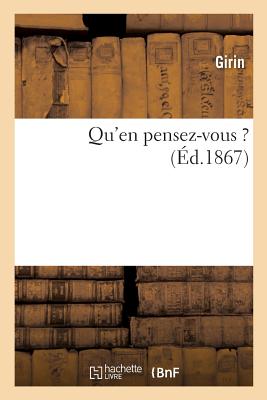 ISBN 9782011283917 Qu'en Pensez-Vous ?/HACHETTE LIVRE/Girin 本・雑誌・コミック 画像