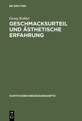 ISBN 9783110080193 Geschmacksurteil Und sthetische Erfahrung Reprint 2012/BOD THIRD PARTY TITLES/Georg Kohler 本・雑誌・コミック 画像