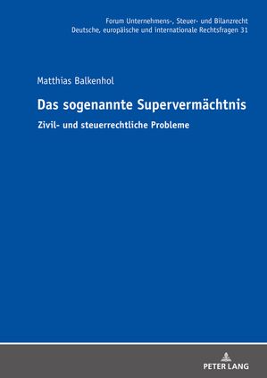 ISBN 9783631921302 Das sogenannte Supervermaechtnis Zivil- und steuerrechtliche Probleme Oliver Fehrenbacher 本・雑誌・コミック 画像