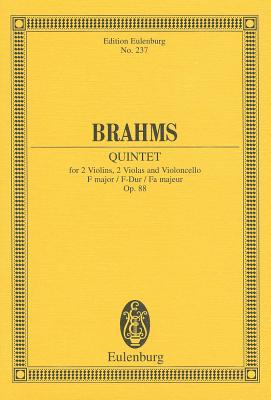 ISBN 9783795761615 Brahms: Quintet for 2 Violins, 2 Violas and Violoncello, F Major/F-Dur/Fa Majeur, Op. 88/EULENBURG/Johannes Brahms 本・雑誌・コミック 画像