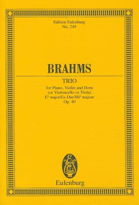 ISBN 9783795766160 Johannes Brahms: Trio, Opus 40/EULENBURG/Johannes Brahms 本・雑誌・コミック 画像