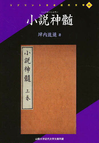 ISBN 9784256900888 小説神髄/人間文化研究機構国文学研究資料館/坪内逍遙 行研 本・雑誌・コミック 画像