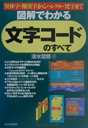 ISBN 9784534032249 図解でわかる文字コ-ドのすべて 異体字・難漢字からハングル・梵字まで  /日本実業出版社/清水哲郎 日本実業出版社 本・雑誌・コミック 画像