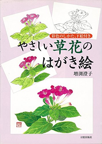 ISBN 9784817031334 やさしい草花のはがき絵 彩色のしかた、下絵付き  /日貿出版社/増渕澄子 日貿出版社 本・雑誌・コミック 画像