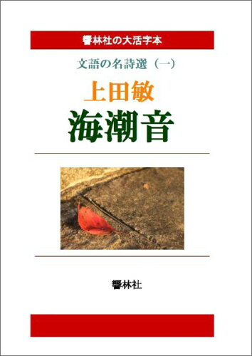 ISBN 9784907365370 【POD】【大活字本】海潮音ー文語の名詩選（一） 響林社 本・雑誌・コミック 画像