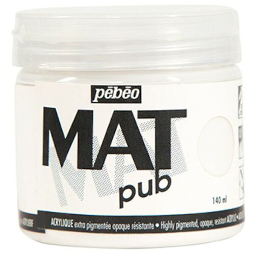 EAN 3167862560251 ぺべオ Pebeo ペベオ マットピュブ 140ml NO.25 パーマネントホワイト 256025 6826 花・ガーデン・DIY 画像