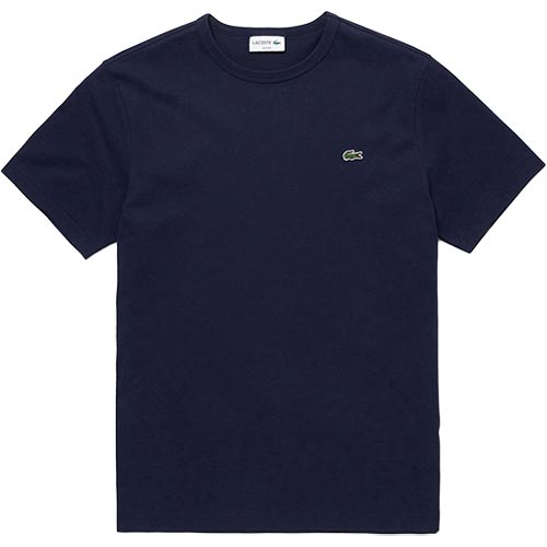 EAN 3614036164208 ラコステ LACOSTE メンズ 半袖シャツ スリムフィット クロコエンブレムクルーネックTシャツ ネイビー TH5845L 166 メンズファッション 画像