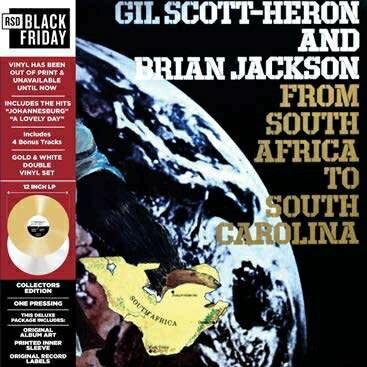 EAN 3700477838454 Gil Scott Heron/Brian Jackson ギルスコットヘロン/ブライアンジャクソン / From South Africa To South Carolina - Black Friday 2024 Gold / White Vinyl CD・DVD 画像