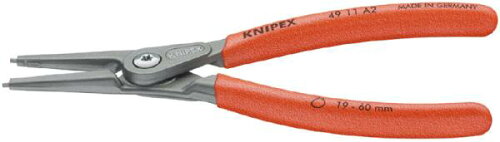 EAN 4003773050261 KNIPEX クニペックス 軸用精密スナップリングプライヤー 直 4911-A2 花・ガーデン・DIY 画像