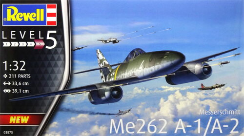 EAN 4009803038759 1/32 メッサーシュミットMe262 A-1 ジェット戦闘機 プラモデル ドイツレベル ホビー 画像