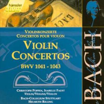 EAN 4010276016250 Bach, Johann Sebastian バッハ / Violin Concertos: Poppen, Faust Vn rilling / Bach Collegium Ensemble Stutt 輸入盤 CD・DVD 画像