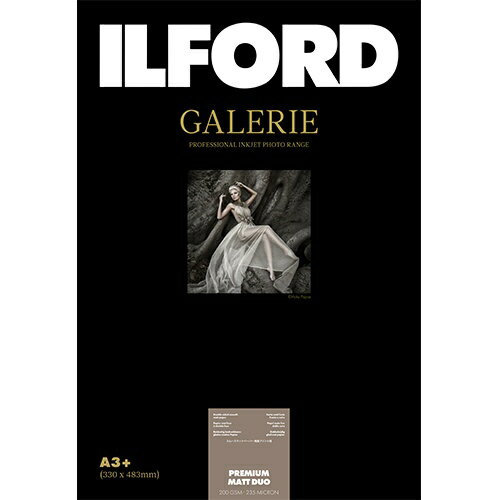 EAN 4027501195444 422152 イルフォード インクジェット用紙 プレミアムマットデュオ 厚手 マット A3＋ ILFORD GALERIE Premium Matt Duo ギャラリー デュオペーパー パソコン・周辺機器 画像