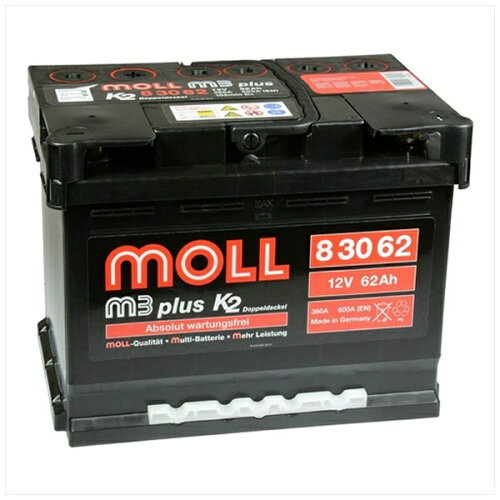 EAN 4027701830626 MOLL｜モル 欧州車用バッテリー M3plus 83062 車用品・バイク用品 画像