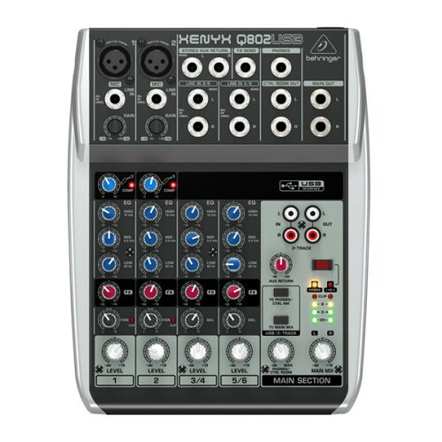 EAN 4033653012201 BEHRINGER Q802USB 楽器・音響機器 画像