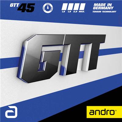 EAN 4039016599914 andro 卓球 GTT45 ライトテンション 裏ソフトラバー サイズ1.6 黒 112277 スポーツ・アウトドア 画像