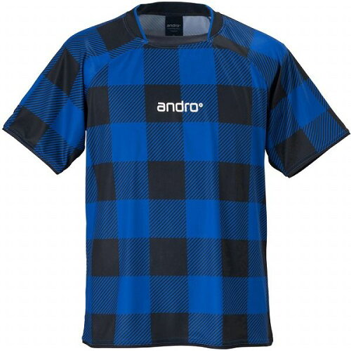 EAN 4039016607121 アンドロ andro 卓球ゲームシャツ ANDRO SHEPHERD シェパード ブルー サイズ：2XS スポーツ・アウトドア 画像
