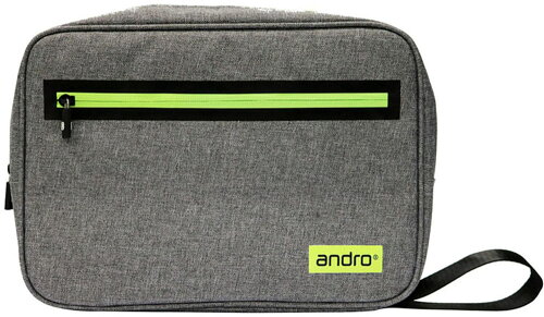 EAN 4039016677759 andro 卓球 ラケットケース ANDRO SQ CASE II グレー×イエロー 412060 スポーツ・アウトドア 画像