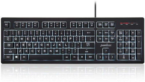 EAN 4049571003153 ぺリックス 有線バックライト付キーボード PERIBOARD-329 US パソコン・周辺機器 画像