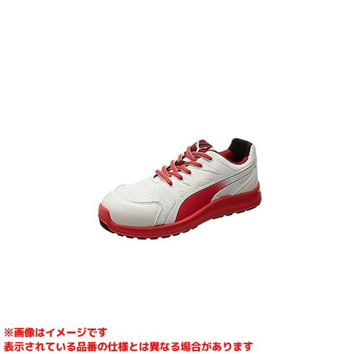 EAN 4051428073370 プーマセーフティ PUMA SAFETY メンズ セーフティーシューズ Relay Bed Low ホワイト×レッド 64.338.0 花・ガーデン・DIY 画像