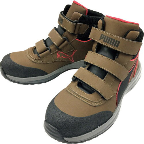 EAN 4051428093231 PUMA SAFETY メンズ ラピッド ブラウン ミッド ベルクロ Rapid Broun Mid 63.553.0 花・ガーデン・DIY 画像