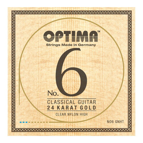 EAN 4054829029014 オプティマ OPTIMA ギター弦 No6.GNHT 24Kゴールド・クリアナイロン・ハイ 楽器・音響機器 画像