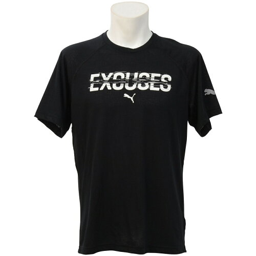 EAN 4056204952832 PUMA プーマ DRI-RELEASE グラフィック SS TEE S black-w/ white print スポーツ・アウトドア 画像