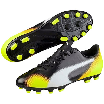 EAN 4056206547883 PUMA プーマ エヴォスピード SL-S II グラフィック 26.5 black-white-safety yellow-Shocking Orange スポーツ・アウトドア 画像