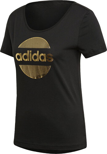 EAN 4060515679104 adidas アディダス W 半袖 リニア サークル グラフィック Tシャツ DX2540  L スポーツ・アウトドア 画像