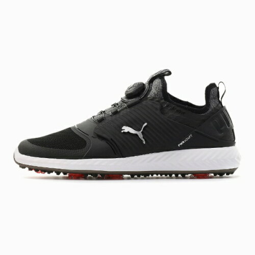 EAN 4060979056022 PUMA プーマ ゴルフ イグナイト パワーアダプト ケージド ディスク スパイクシューズ 25 Black-Puma Silver-Black 192236 靴 画像