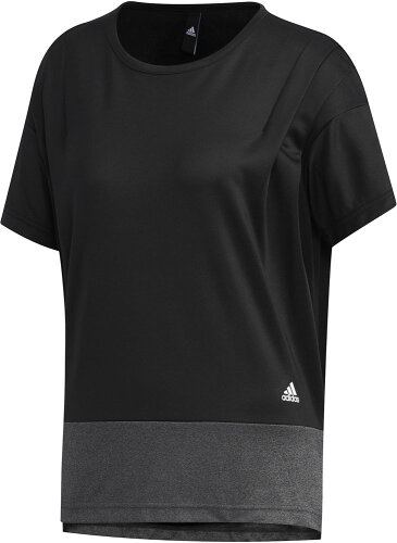 EAN 4062051016863 adidas 01_WMHTEROTシャツ GUN27 色 : BLK/Dグレイヘザ サイズ : J/L スポーツ・アウトドア 画像