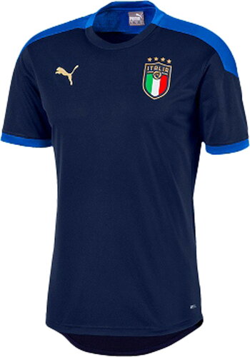 EAN 4062449968002 PUMA プーマ FIGC イタリア トレーニング シャツ 半袖 XL Peacoat-Team Power Blue 757219 スポーツ・アウトドア 画像