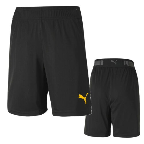 EAN 4062449987560 PUMA プーマ キッズ FTBLNXT サッカー ショーツ JR 120-160cm 140 Puma Black-ULTRA YELLOW 656970 スポーツ・アウトドア 画像