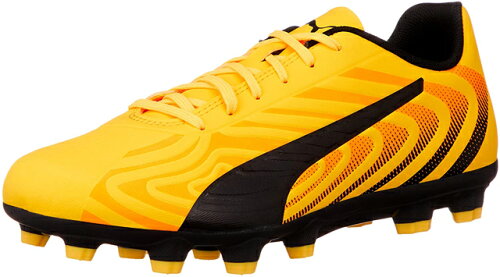 EAN 4062451710514 PUMA プーマ プーマ ワン 20.4 HG サッカースパイク 27.5 YELLOW-Puma Black-Orange 105832 靴 画像