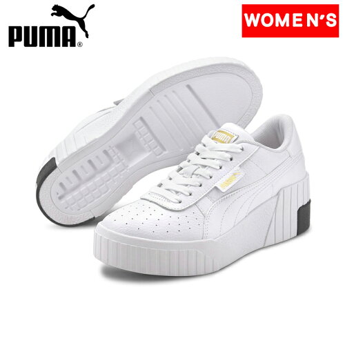 EAN 4062453032966 PUMA CALI ウェッジ ウィメンズ スニーカー 23.5 Puma White-Puma Black 373438 靴 画像