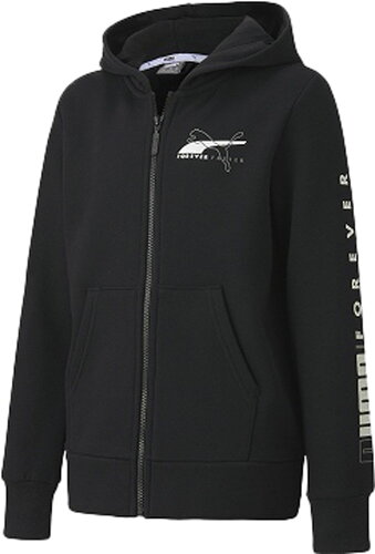 EAN 4062453338099 プーマ ALPHA_フルジップ_フーディー_FL 585217 色 : PUMA_BLACK サイズ : 120 スポーツ・アウトドア 画像