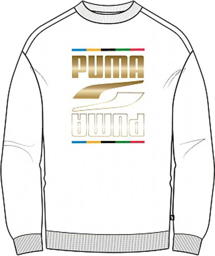 EAN 4062453467812 プーマ REBEL_5_CONTINENTS_クルースウ 585267 色 : PUMA_WHITE サイズ : L メンズファッション 画像