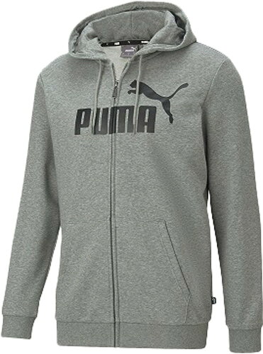 EAN 4063697282230 PUMA メンズ ESS ビッグ ロゴ FZ フーディー TR M Medium Gray Heather 588708 スポーツ・アウトドア 画像