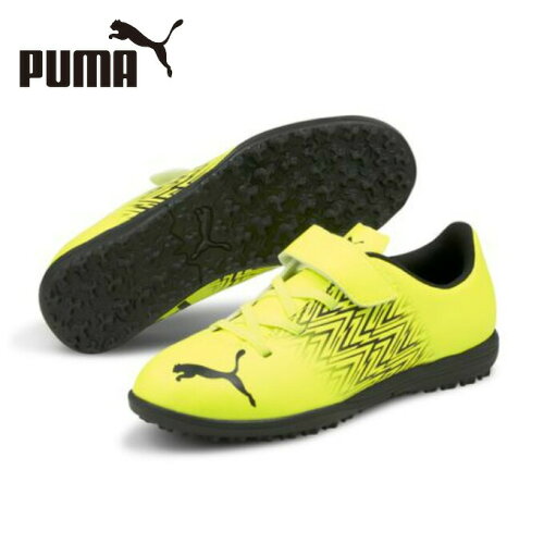 EAN 4063697956551 PUMA プーマ キッズ タクト TT V JR サッカー トレーニング シューズ 18-24.5cm 19 Yellow Alert-Puma Black 106313 スポーツ・アウトドア 画像