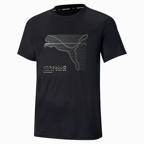 EAN 4063698001021 PUMA プーマ キッズ ACTIVE SPORTS ポリ Tシャツ 120-160cm 130 Puma Black 588900 キッズ・ベビー・マタニティ 画像