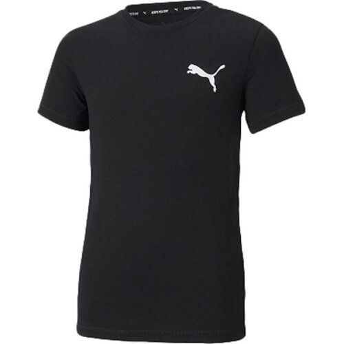 EAN 4063698007924 PUMA キッズ ボーイズ ACTIVE ESS スモール ロゴ 半袖 Tシャツ B 120-160cm 130 Puma Black 588823 スポーツ・アウトドア 画像