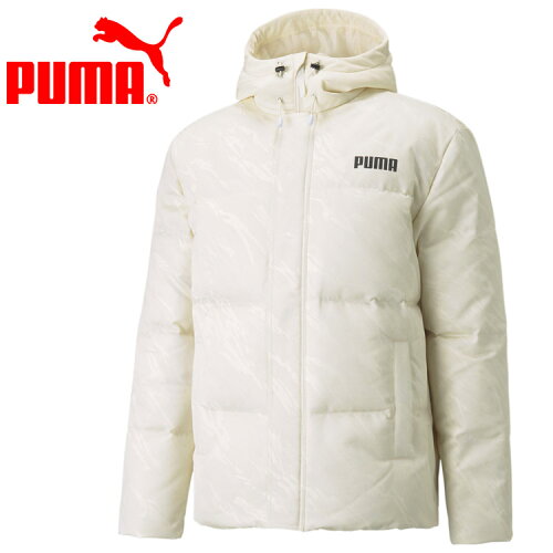 EAN 4063699043709 PUMA ジャカード ダウン ジャケット S Ivory Glow 846320 メンズファッション 画像